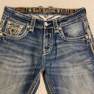 Mens Rock Revival Jeans